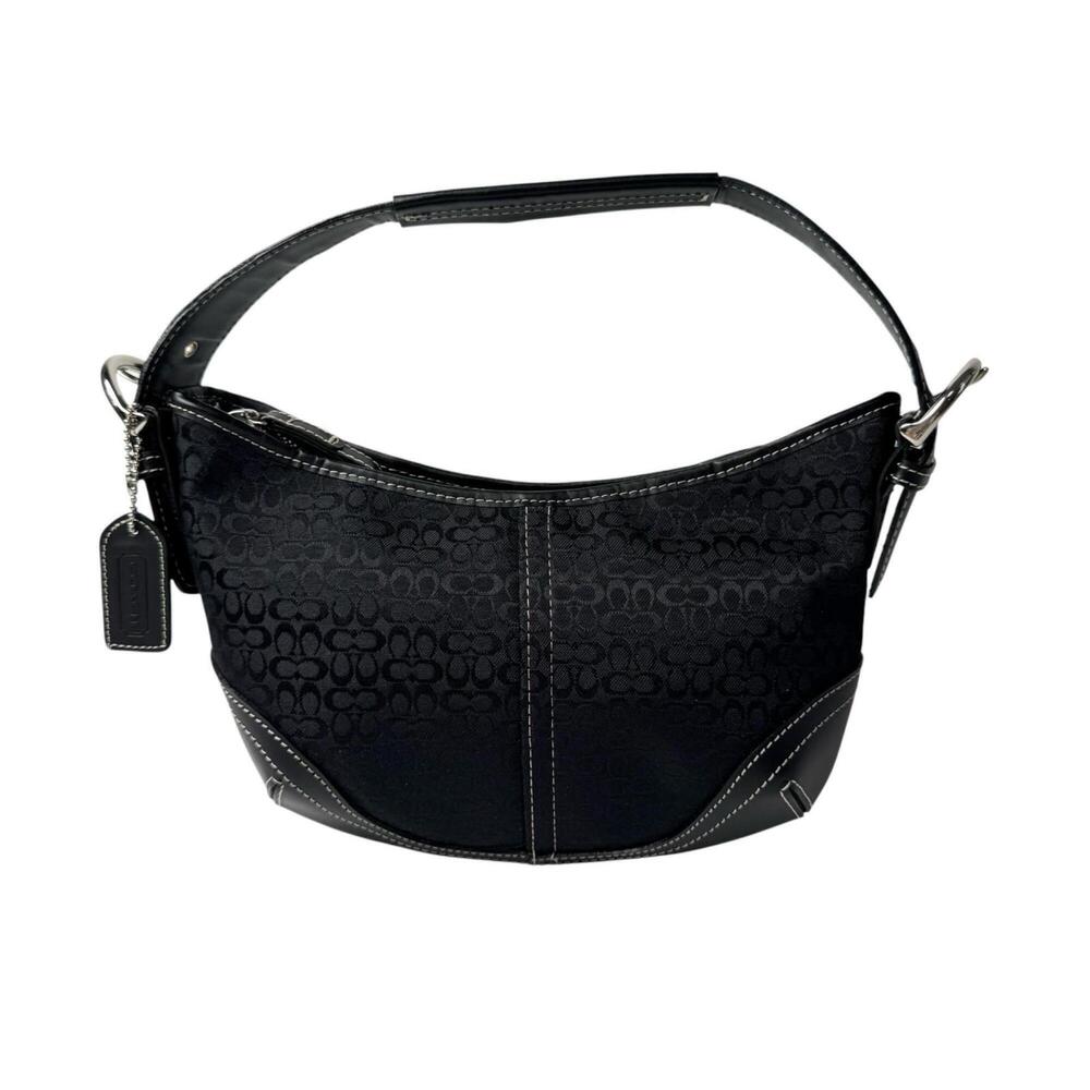 Coach Soho Mini Signature One-Shoulder Bag for Women - Gem
